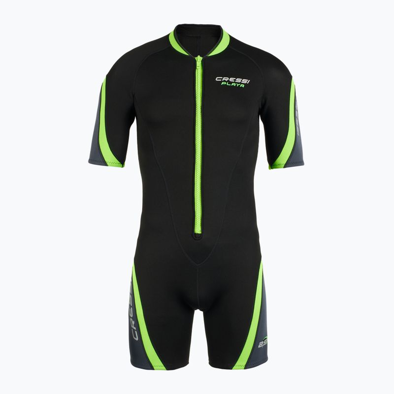 Herren Cressi Playa Shorty 2.5 mm schwarz/kalk Neoprenanzug 2