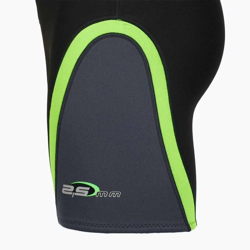 Herren Cressi Playa Shorty 2.5 mm schwarz/kalk Neoprenanzug 5