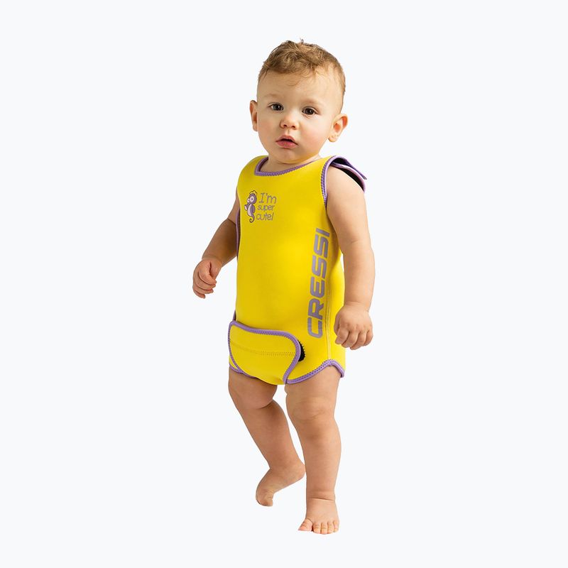 Cressi Baby-Wärmer 1 5 mm gelber Schwimmschaum XDG001906 2