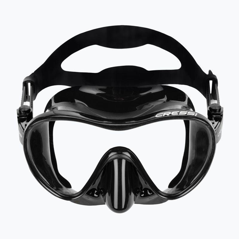 Cressi F1 + Supernova Dry Tauchset schwarz 3