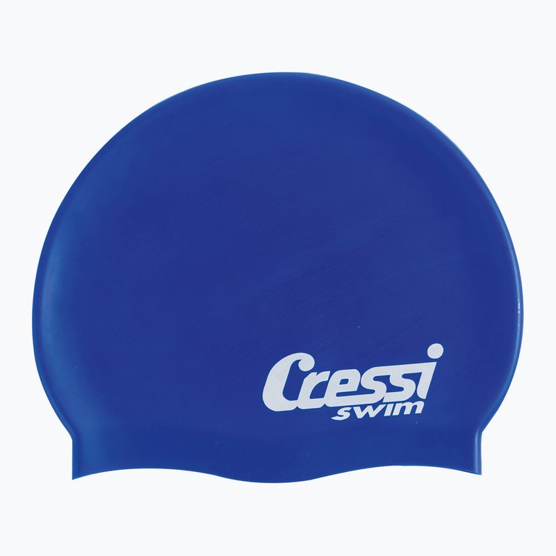 Kinderschwimmkappe Cressi Silikonkappe navy blau XDF220 2