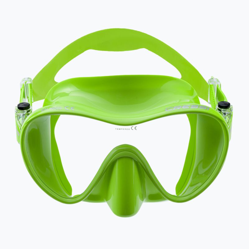 Cressi F1 Tauchmaske grün WDN281067 2