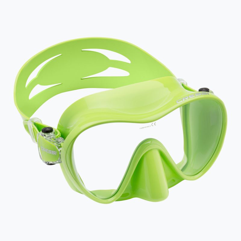 Cressi F1 Tauchmaske grün WDN281067 7