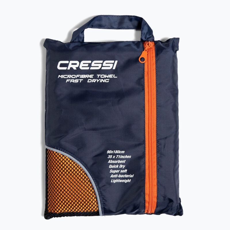 Cressi Handtuch aus Mikrofaser  schnell trocknend  orange XVA870085 5