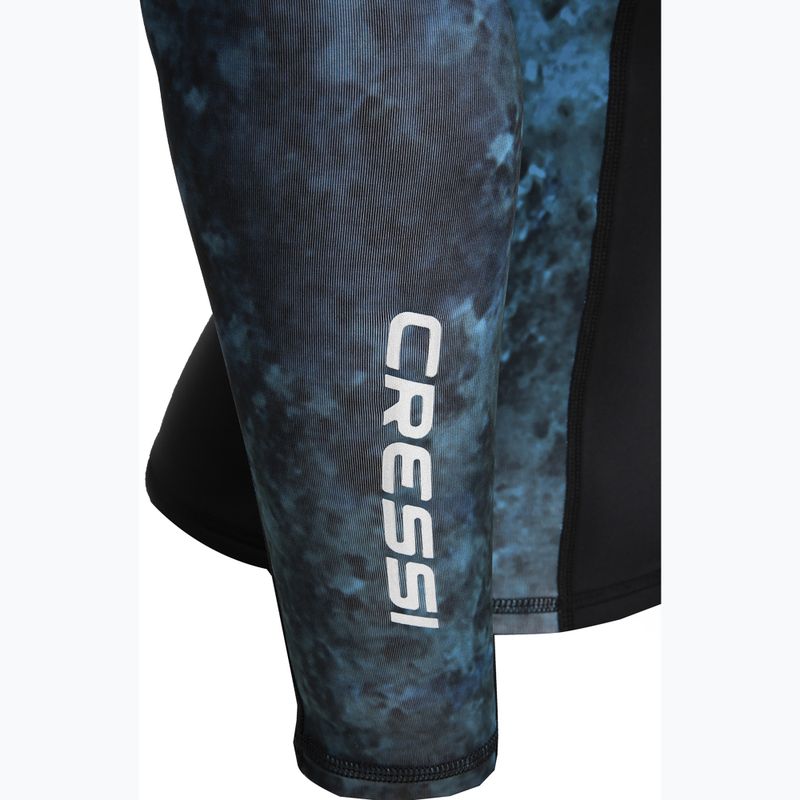 Herren Cressi Cobia Hunter camo blau schwimmen Longsleeve 6