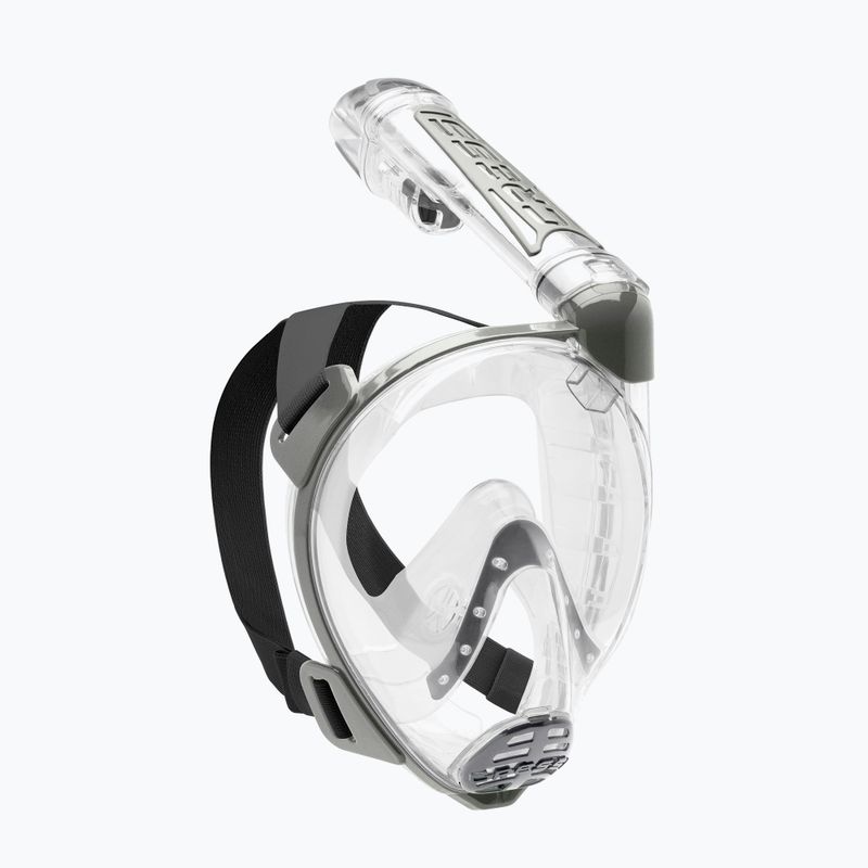Cressi Duke Dry graue Vollgesichtsmaske zum Schnorcheln XDT000000 7