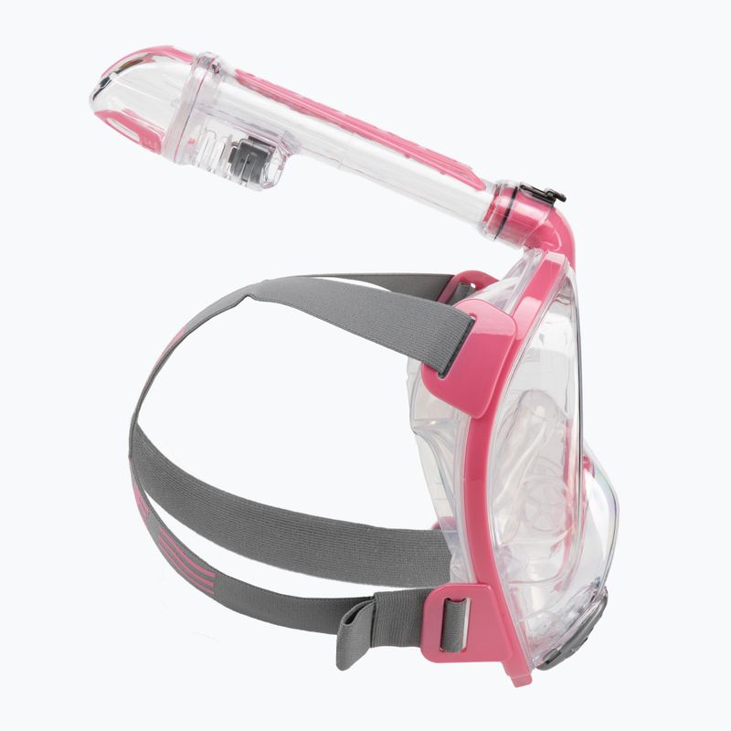 Cressi Duke Dry Vollgesichtsmaske zum Schnorcheln rosa XDT000040 3