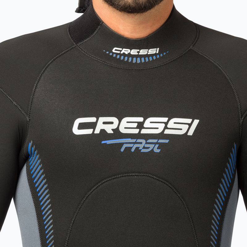 Cressi Fast Monopiece 7 mm Herren-Tauchanzug schwarz LR108703 4