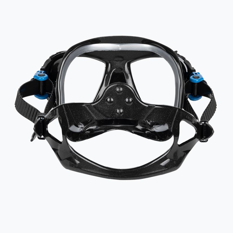 Cressi Big Eyes Evolution + Alpha Ultra Dry Tauchset schwarz/blau 6