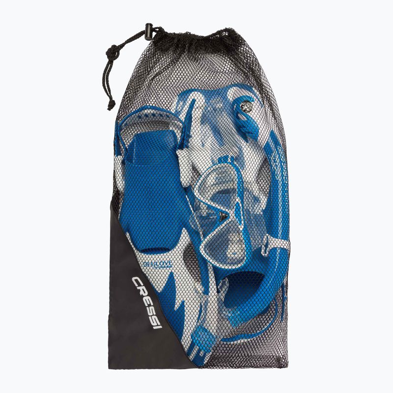 Cressi Rocks Jr Set blau/weiß Kindertauchset 2