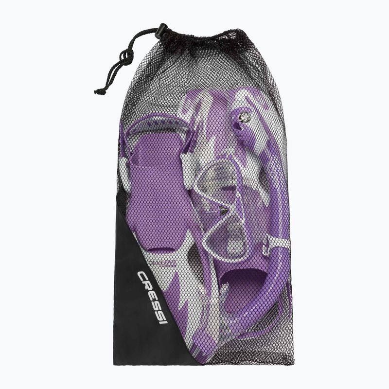 Cressi Rocks Jr Dive Tauchset flieder/weiß 2