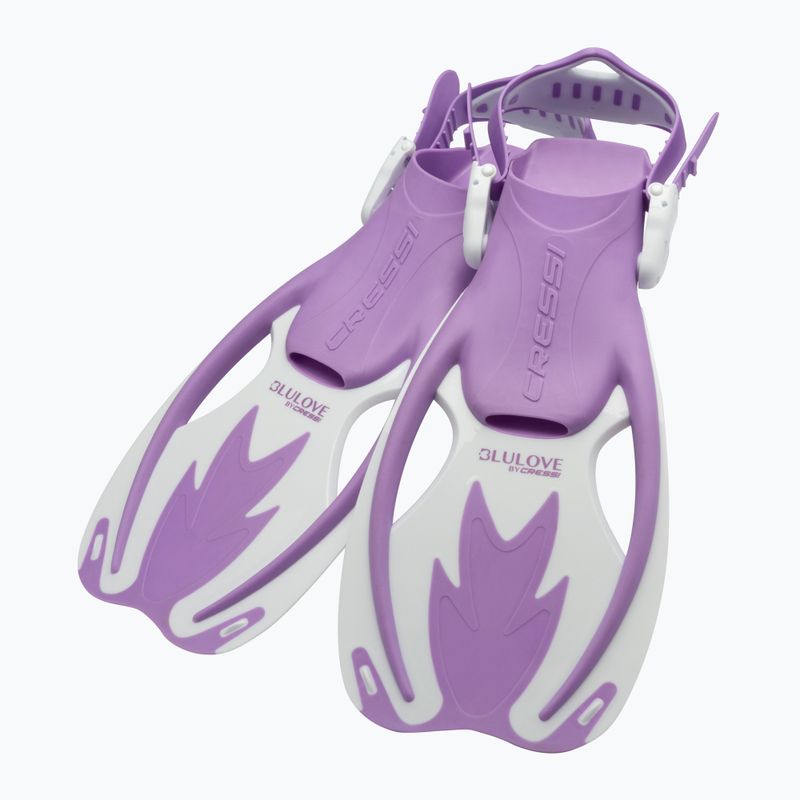 Cressi Rocks Jr Dive Tauchset flieder/weiß 5