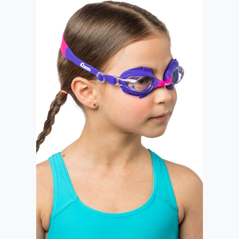 Cressi Seahorse lila/rosa Kinderschwimmbrille 4