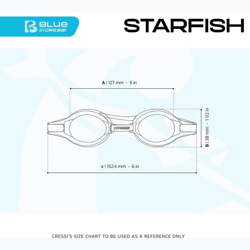 Cressi Starfish Kinderschwimmbrille weiß/rosa 2
