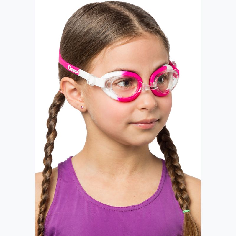 Cressi Starfish Kinderschwimmbrille weiß/rosa 4