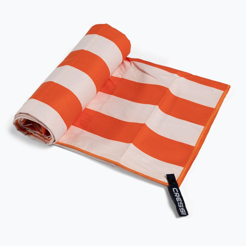 Cressi Microfiber Stripe Schnelltrocknendes Handtuch orange XVA871180 2