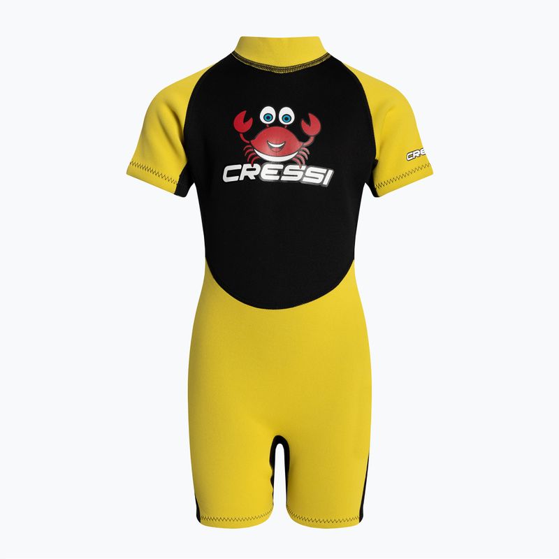 Cressi Smoby Shorty 2 mm Kinderschwimmkörper schwarz und gelb XDG008101