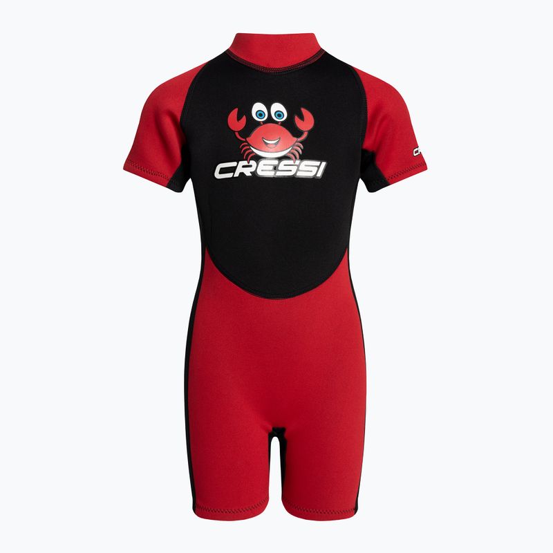 Cressi Smoby Shorty 2 mm Kinderschwimmkörper schwarz und rot XDG008201