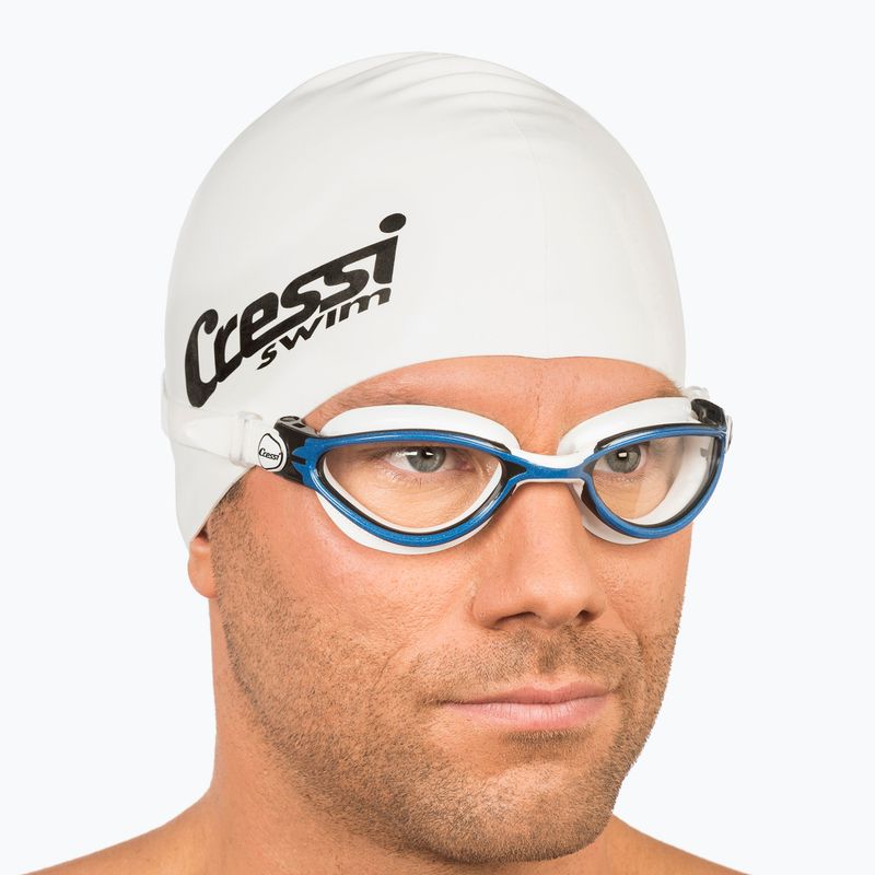 Cressi Thunder weiß/blaue Schwimmbrille 8