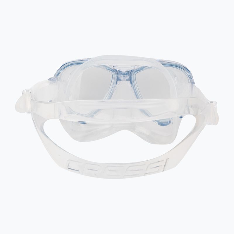 Cressi Kinderschnorchelset Perla Jr Maske + Minigringo Schnorchel klar blau DM101220 5