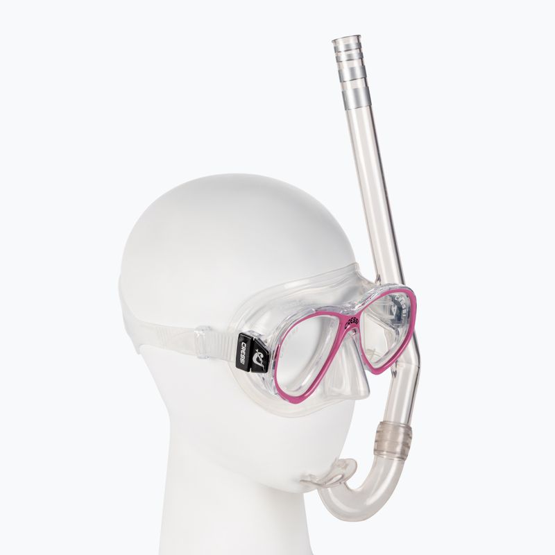 Cressi Perla Kinder-Tauchset Maske + Schnorchel rosa DM101240 2