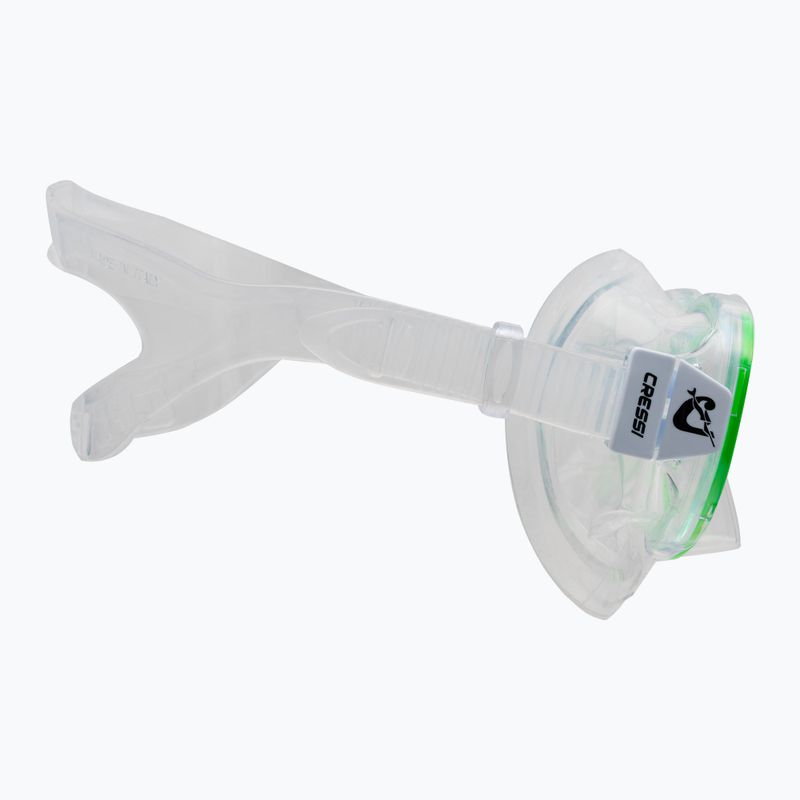 Cressi Perla + Minigringo Kinder-Tauchset Maske + Schnorchel Grün DM101267 3