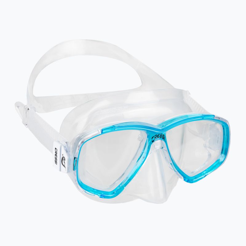 Tauchmaske Cressi Perla farblos-blau DN27963