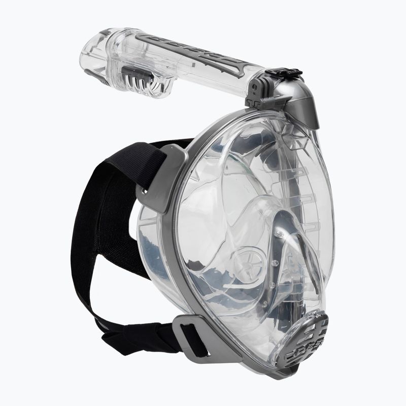 Cressi Duke Action graue Vollgesichtsmaske zum Schnorcheln XDT000255