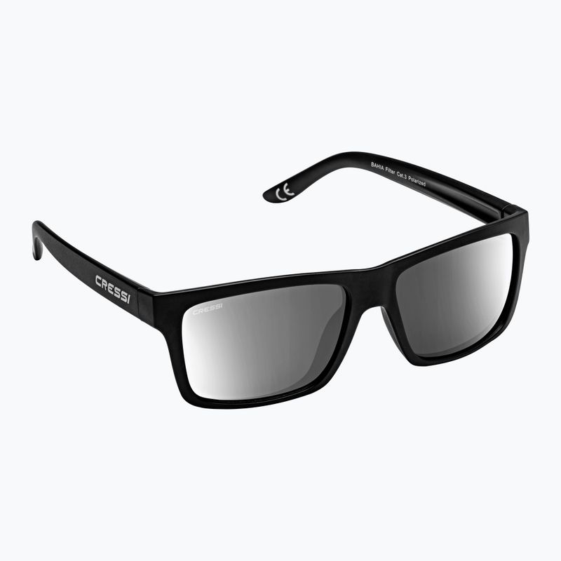 Sonnenbrille Cressi Bahia Floating schwarz-silber XDB174 5