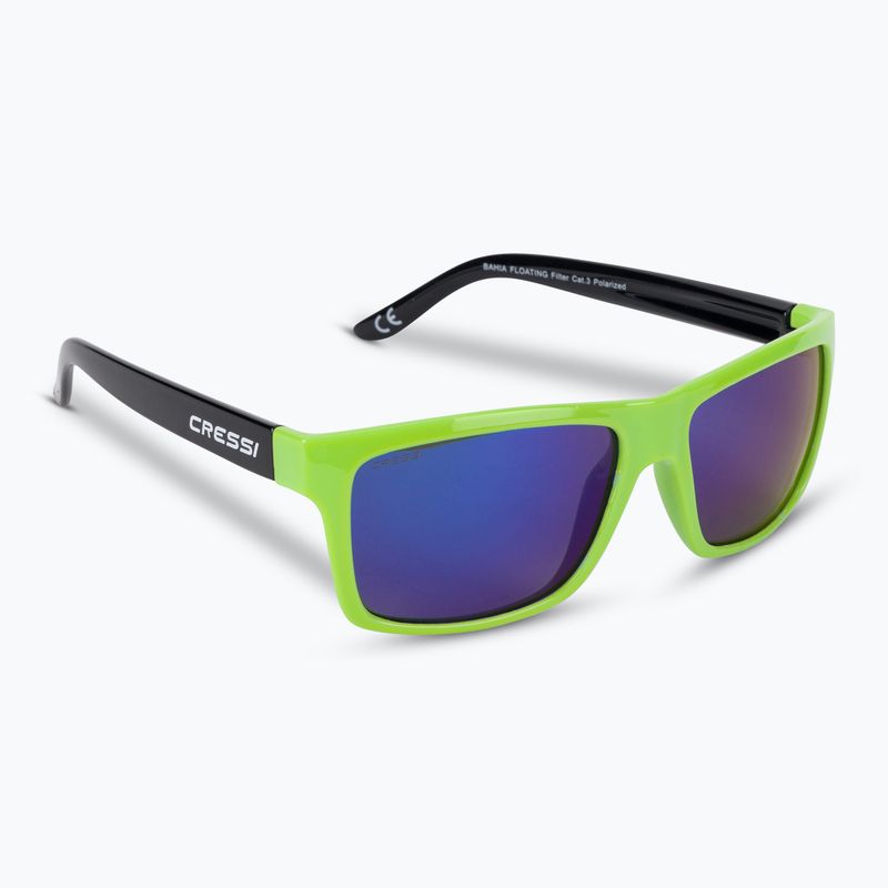 Sonnenbrille Cressi Bahia Floating schwarz-grün XDB175