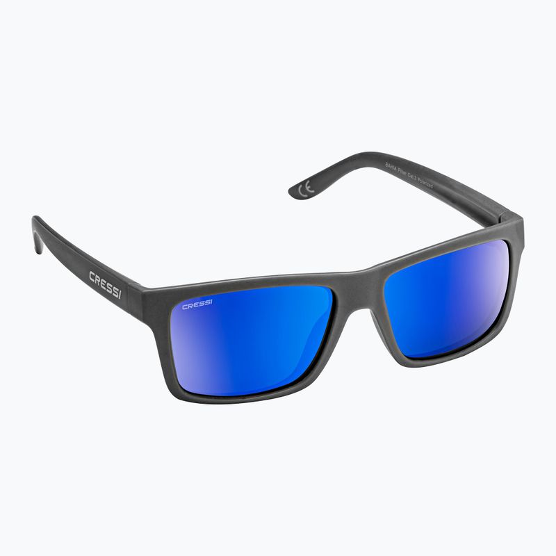 Sonnenbrille Cressi Bahia Floating schwarz-blau XDB177
