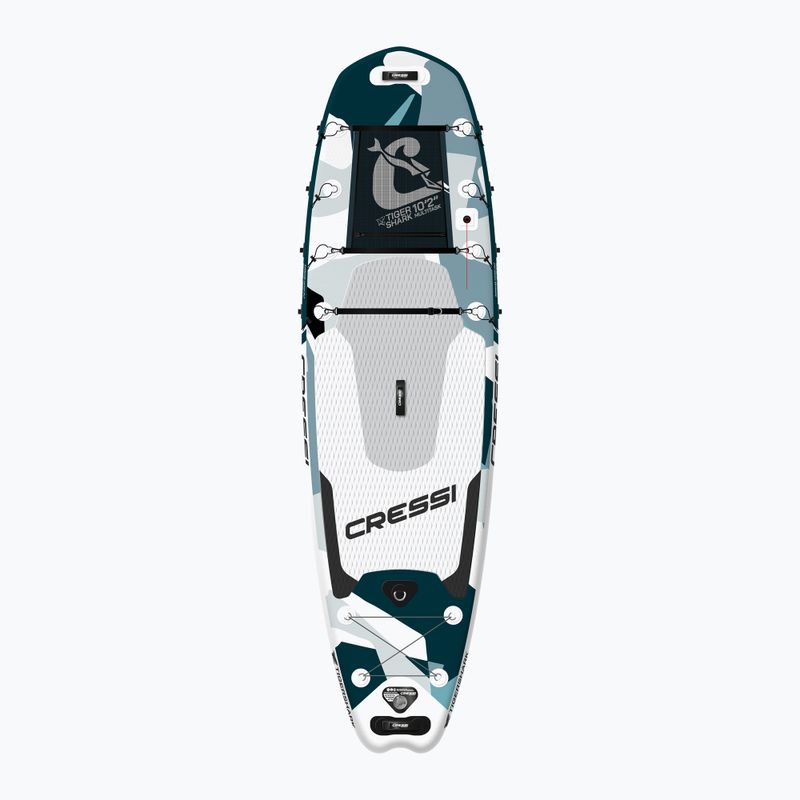 SUP-Brett Cressi Tiger Shark Multitask iSUP 10'2" grau NA041025 2