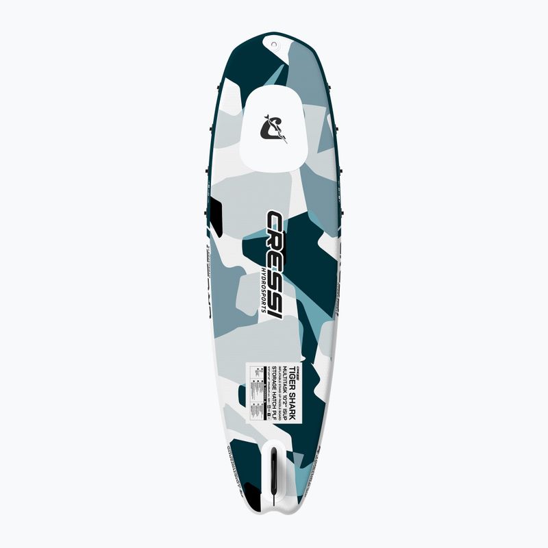 SUP-Brett Cressi Tiger Shark Multitask iSUP 10'2" grau NA041025 3