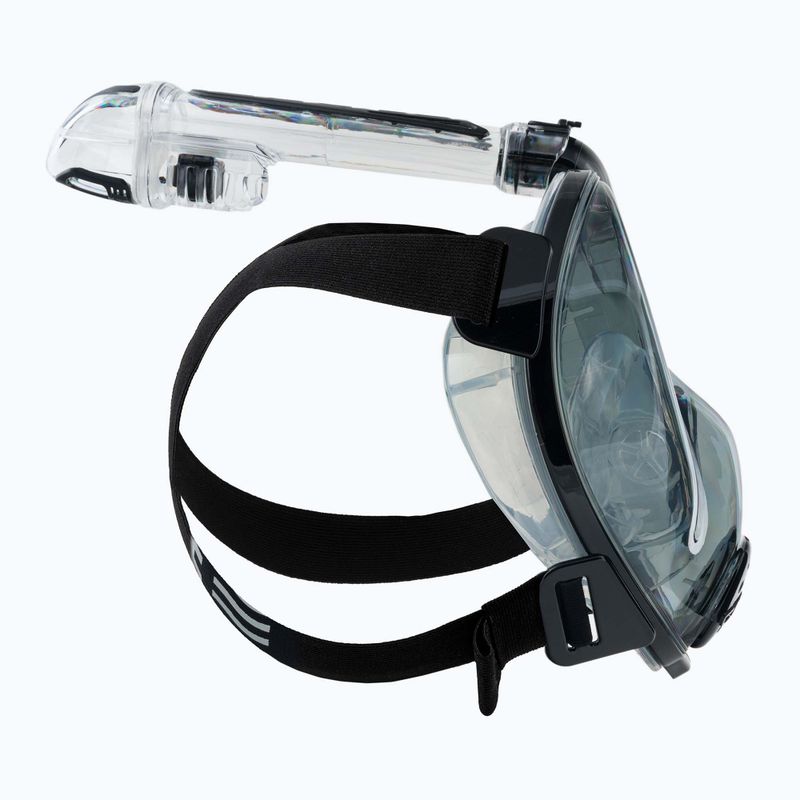 Cressi Duke Dry Vollgesichtsmaske zum Schnorcheln schwarz/grau XDT060050 3