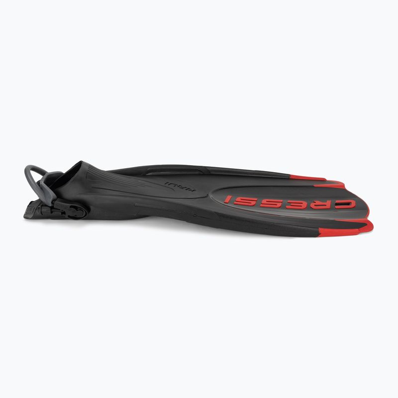 Cressi Maui Fins schwarz/rote Schnorchelflossen 3