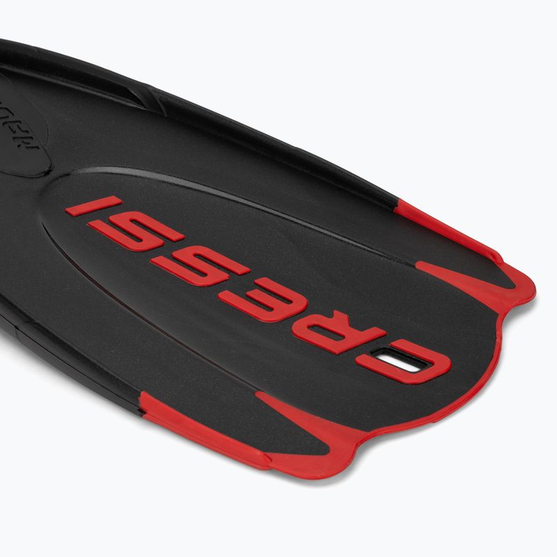 Cressi Maui Fins schwarz/rote Schnorchelflossen 5