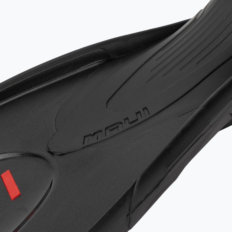 Cressi Maui Fins schwarz/rote Schnorchelflossen 6
