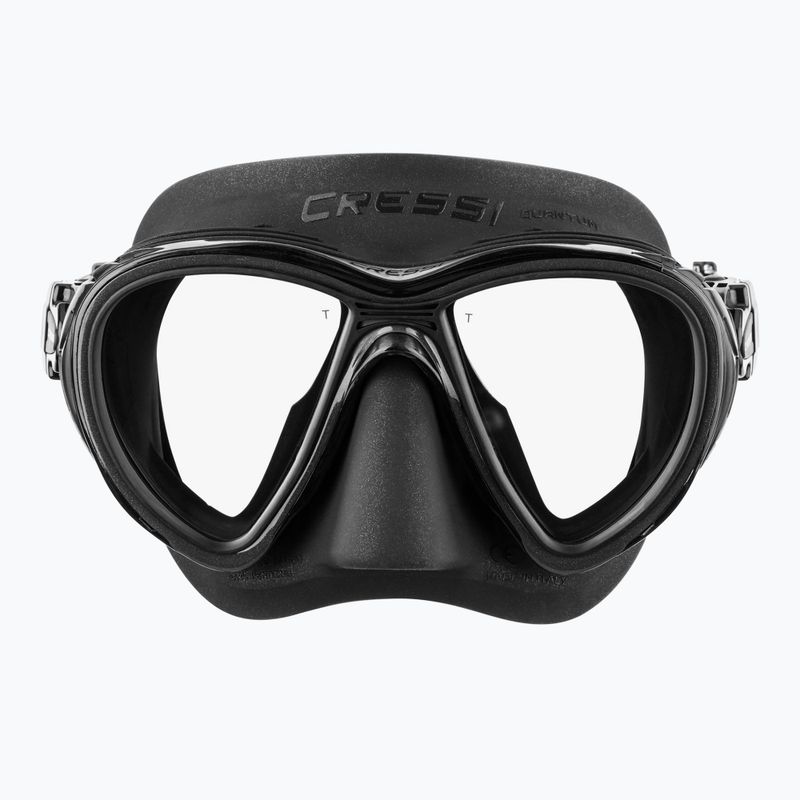 Cressi Quantum schwarz/schwarz Tauchmaske 2