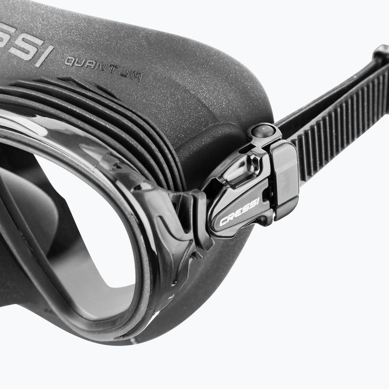 Cressi Quantum schwarz/schwarz Tauchmaske 4