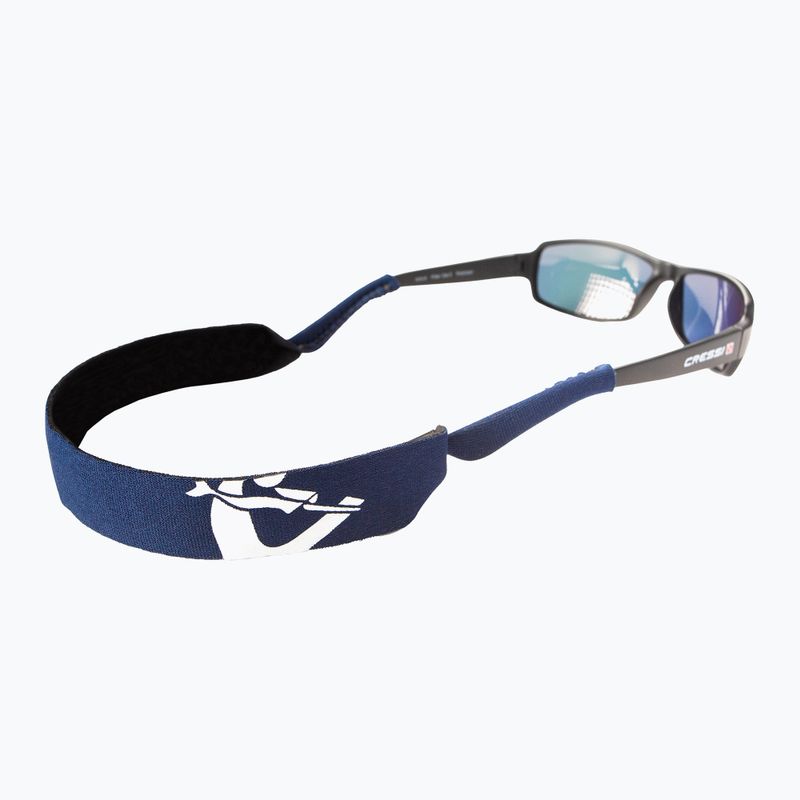 Cressi Neo Retainer Brillenband blau navy/weiß 4