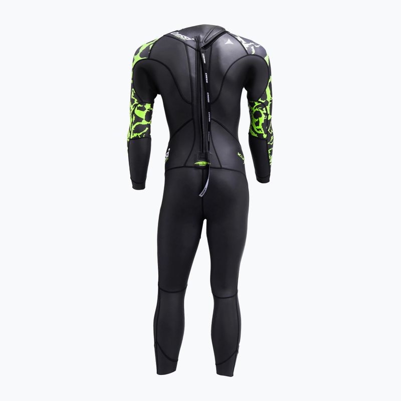 Tauchen neoprenanzug Herren Cressi Kuwae 2 mm schwarz-grün DG271 2