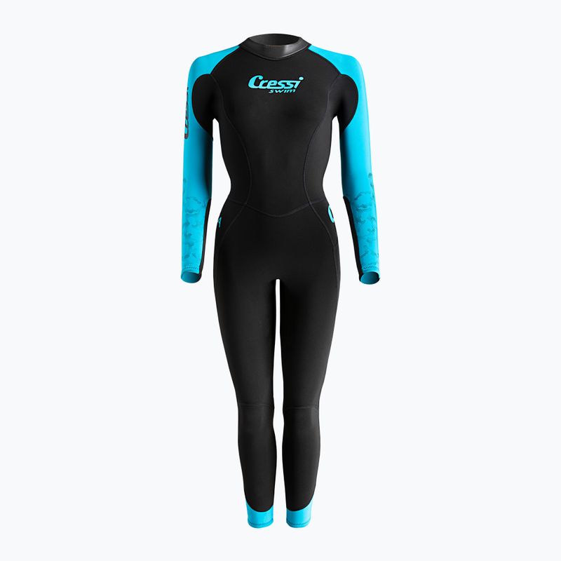 Tauchen neoprenanzug Damen Cressi Karua 3/2 mm schwarz-blau DG31