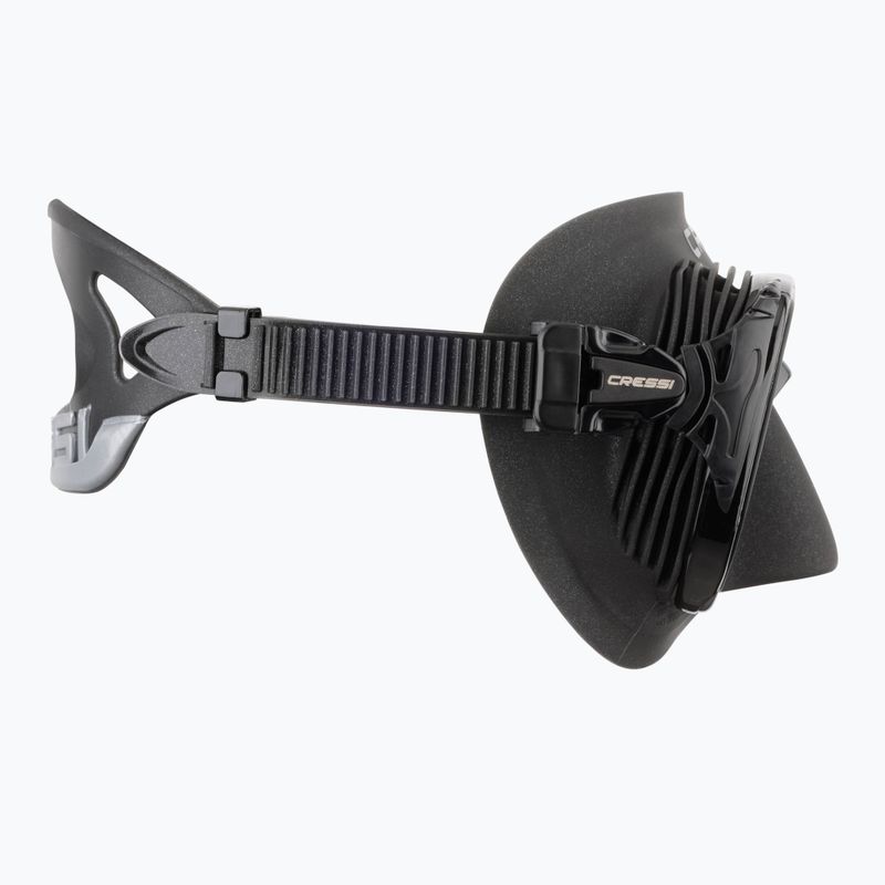 Cressi Quantum Ultravision schwarz/silberne Tauchmaske 3