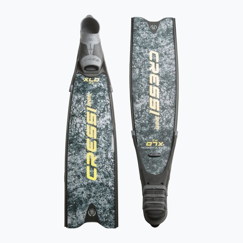 Cressi Gara Turbo Carbon grau camo Tauchflossen 2