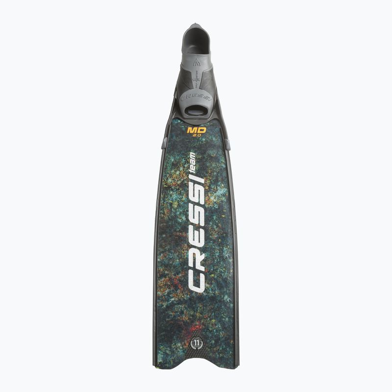 Cressi Gara Turbo Carbon grün camo Tauchflossen 3