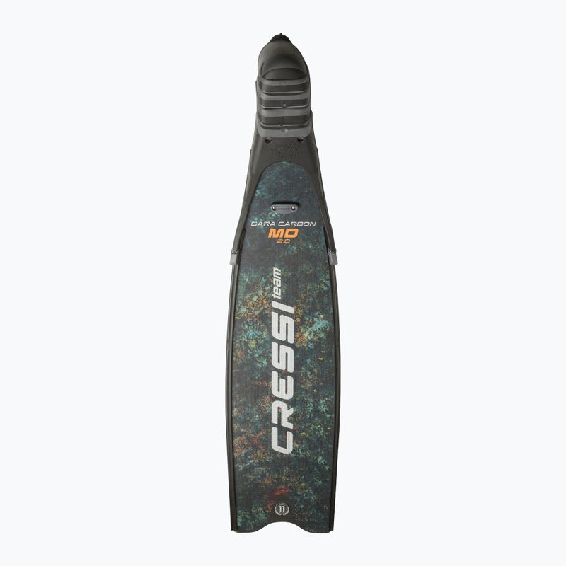 Cressi Gara Turbo Carbon grün camo Tauchflossen 4