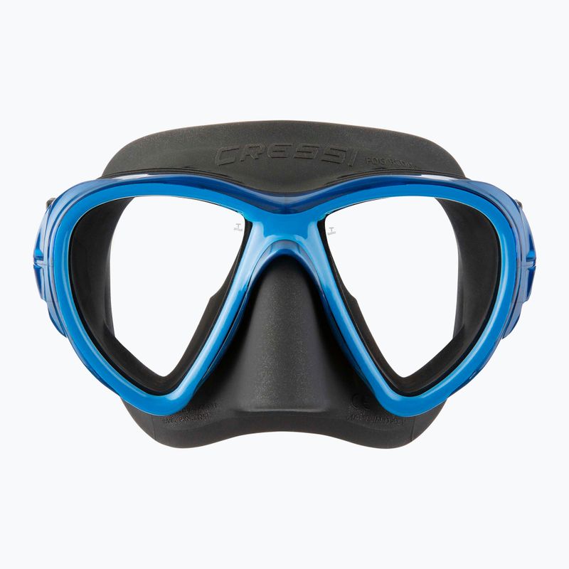 Cressi Fiji Tauchmaske schwarz/blau 2