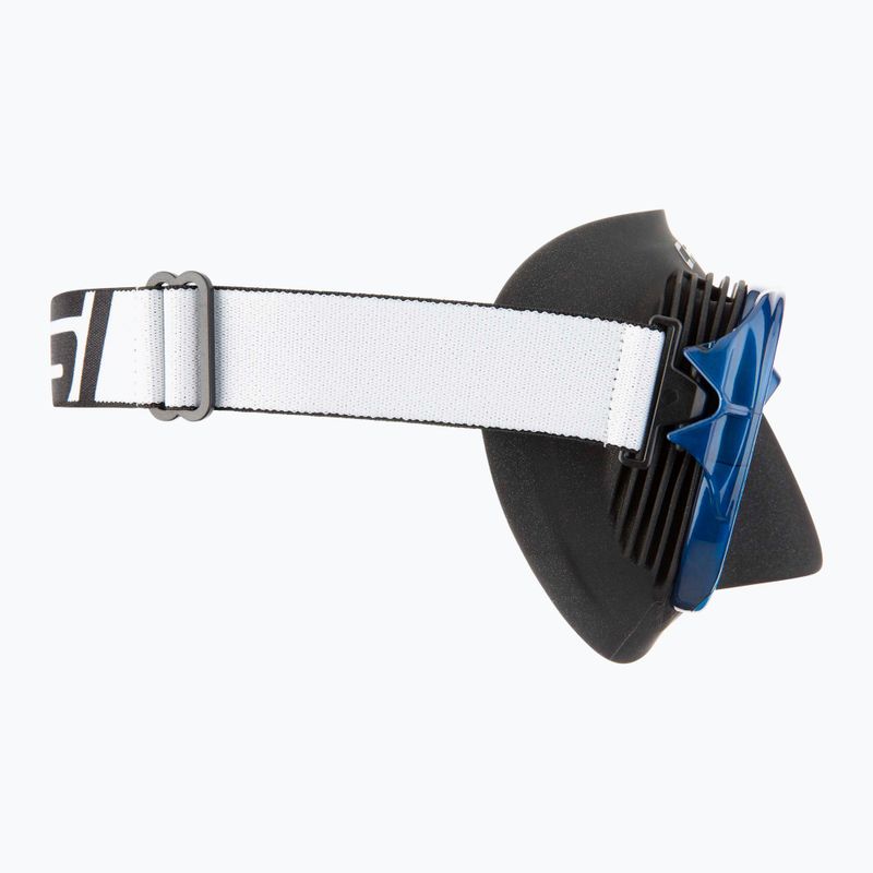 Cressi Fiji Tauchmaske schwarz/blau 3