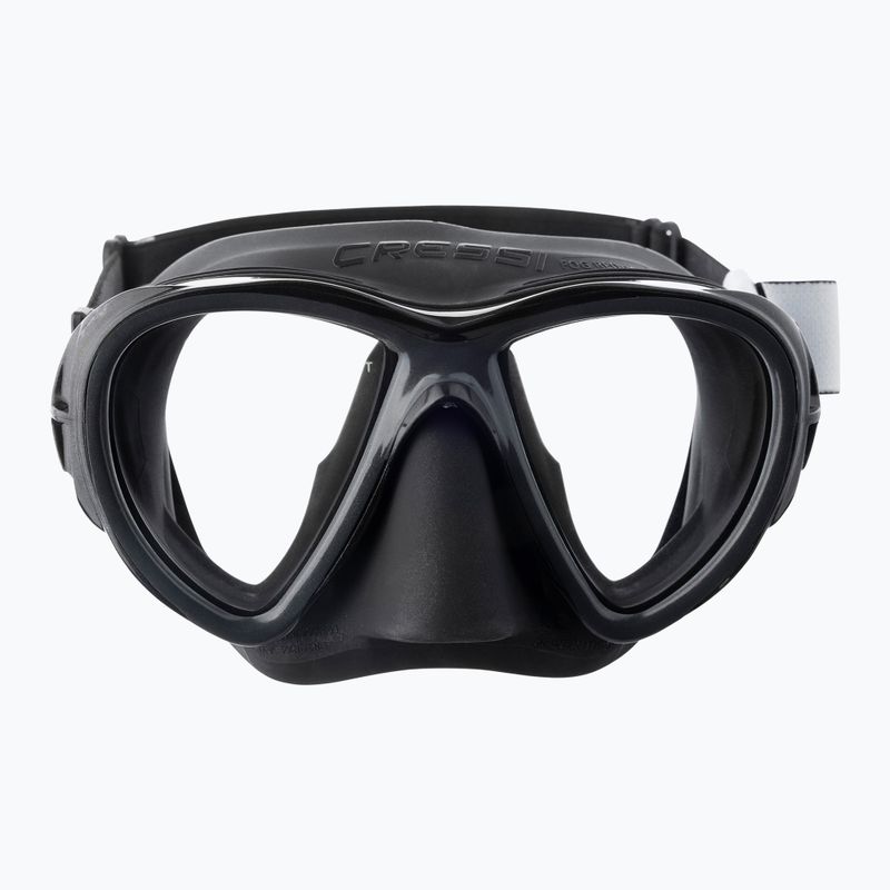 Cressi Fiji Tauchmaske schwarz/schwarz 2
