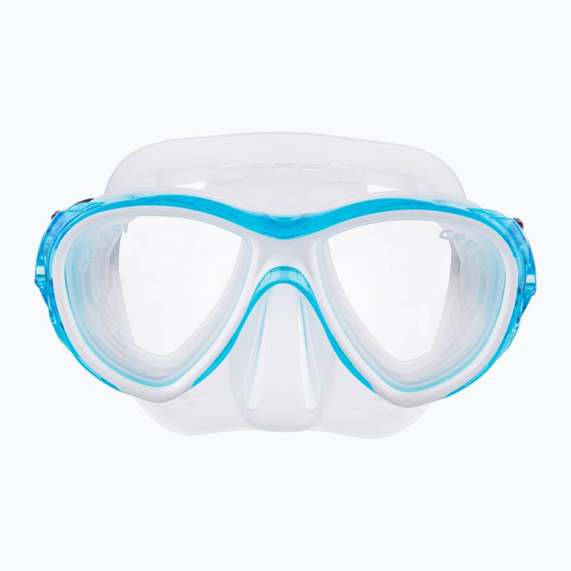 Cressi Samoa Tauchmaske klar/aquamarin 2